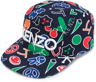 Kenzo Kids printed logo cap