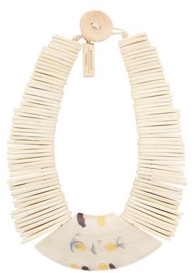 Max Mara Weekend Stacked Stone Necklace