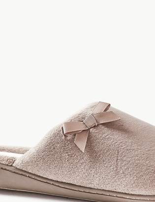 M&S CollectionMarks and Spencer Bow Mule Slippers