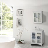 Thumbnail for your product : Elegant Home Fashions Madison Avenue Wall Cabinet 2 Doors White