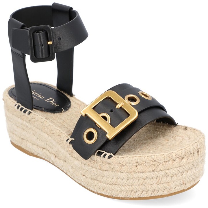 christian dior platform sandals