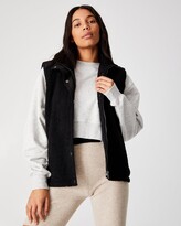 Thumbnail for your product : Cotton On Women's Black Vests - Recycled Teddy Cabin Fleece Vest - Size S at The Iconic