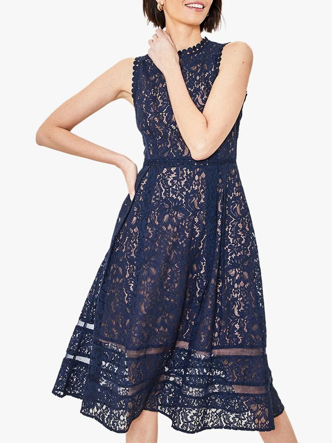 oasis lace top midi dress