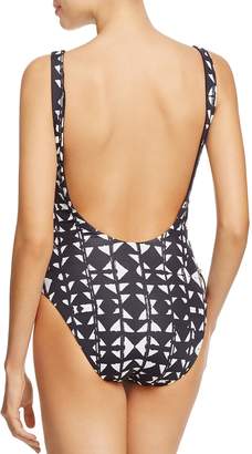 Dolce Vita Lace Up Side One Piece Swimsuit
