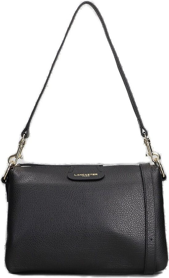 Lancaster Logo-Stamp Zipped Shoulder Bag