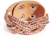 Thumbnail for your product : GUESS Braided Rhinestud Cuff Bracelet