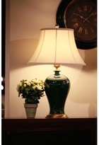 Thumbnail for your product : Bungalow Rose Britt Ceramic 27" Table Lamp Base Color: Aquamarine Blue Dreamy Glaze