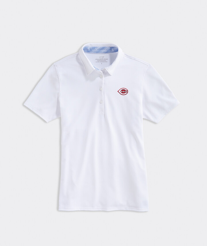 Vineyard Vines Women's Cincinnati Reds Pique Polo