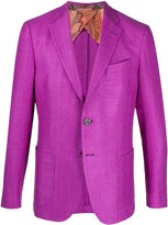 Thumbnail for your product : Etro Paisley-Lined Single-Breasted Blazer