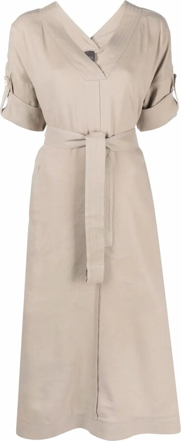 Lorena Antoniazzi Belted Midi Dress