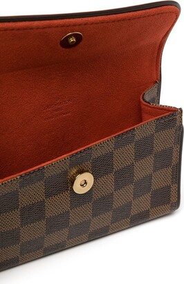 Pre-owned Louis Vuitton 2004 Pochette Florentine Belt Bag In Brown