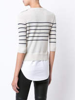 Thumbnail for your product : Veronica Beard striped sweatshirt
