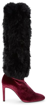 giuseppe zanotti fur boots