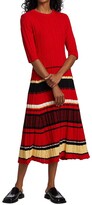 Thumbnail for your product : Proenza Schouler Striped Fil Coupé Knit Dress