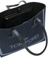 Thumbnail for your product : Tom Ford logo denim shopper tote