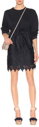 See By Chloã© Cotton lace minidress