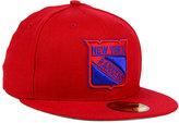 Thumbnail for your product : New Era New York Rangers NHL Pop Basic 59FIFTY Cap
