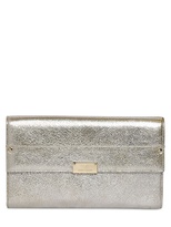 Thumbnail for your product : Jimmy Choo Large Reese Laminated Leather Clutch