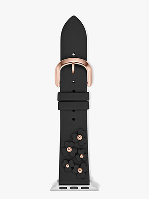 Kate Spade Black Floral Appliqué Leather 38/40Mm Band For Apple Watch® -  ShopStyle