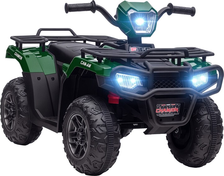 Aosom 12V Kids ATV 4 Wheeler with AUX, USB, Wear-Resistant Tread