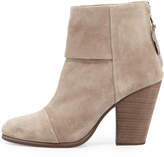 Thumbnail for your product : Rag & Bone Classic Newbury Suede Bootie, Warm Gray