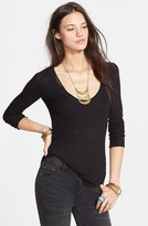 Thumbnail for your product : Free People 'Layering Me' Long Sleeve Thermal Tee