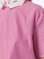 Thumbnail for your product : Vivetta hand collar striped top
