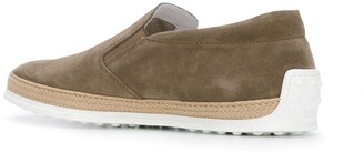 Tod's Slip-On Suede Loafers