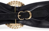 Thumbnail for your product : Alessandra Rich Embellished suede belt