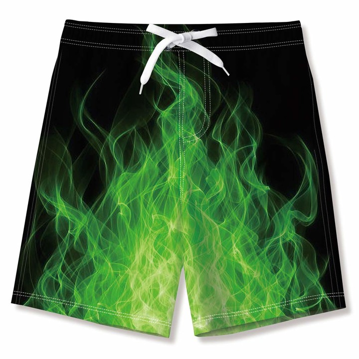 Fanient Boys Swimming Trunks 3D Printed Pettern Teenager Funny Swim