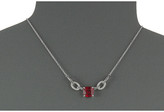Thumbnail for your product : Judith Jack Radiance Red Siam 16"-18" Frontal Pendant Necklace