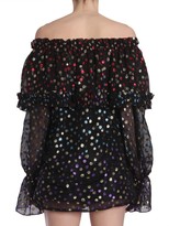 Thumbnail for your product : Saint Laurent Gypsy Blouse With Smocked Shoulders