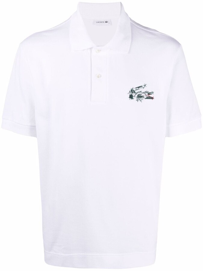 Lacoste Patch Style Logo Polo Shirt - ShopStyle Tops