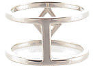 Thumbnail for your product : Mateo Bijoux Sterling Silver White Zircon Double Band Ring Size 6