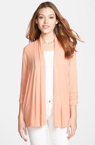 Thumbnail for your product : Nordstrom MOD.lusive by Bobeau Ruched Sleeve Long Cardigan Exclusive)