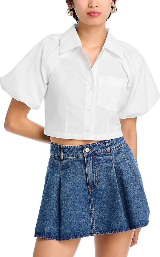 Steve Madden Reece Cropped Shirt