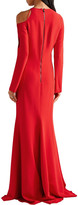 Thumbnail for your product : Antonio Berardi Cutout Button-detailed Cady Gown