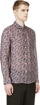 Thumbnail for your product : Marc Jacobs Blue Floral Print Shirt