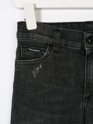 Dolce & Gabbana Kids distressed jeans
