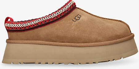UGG Womens Tan Tazz II Suede Slippers Eur 36 / 3 Uk Women