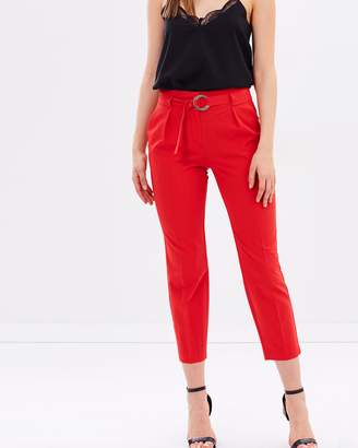 Dorothy Perkins Tapered Belt Trousers