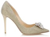 Thumbnail for your product : Jimmy Choo Manda  Lamé Glitter Pumps with Crystal Detail