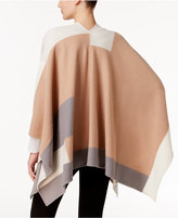 Thumbnail for your product : Alfani Colorblocked Wool Cape, Only at Macy's