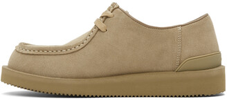 Suicoke Taupe COC-SEVAB Lace-Up Loafers