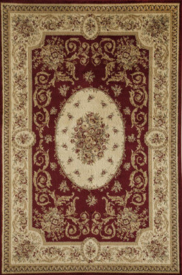 Threadbind Berghoff Red Area Rug