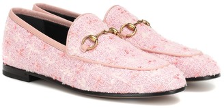 Gucci Jordaan tweed loafers