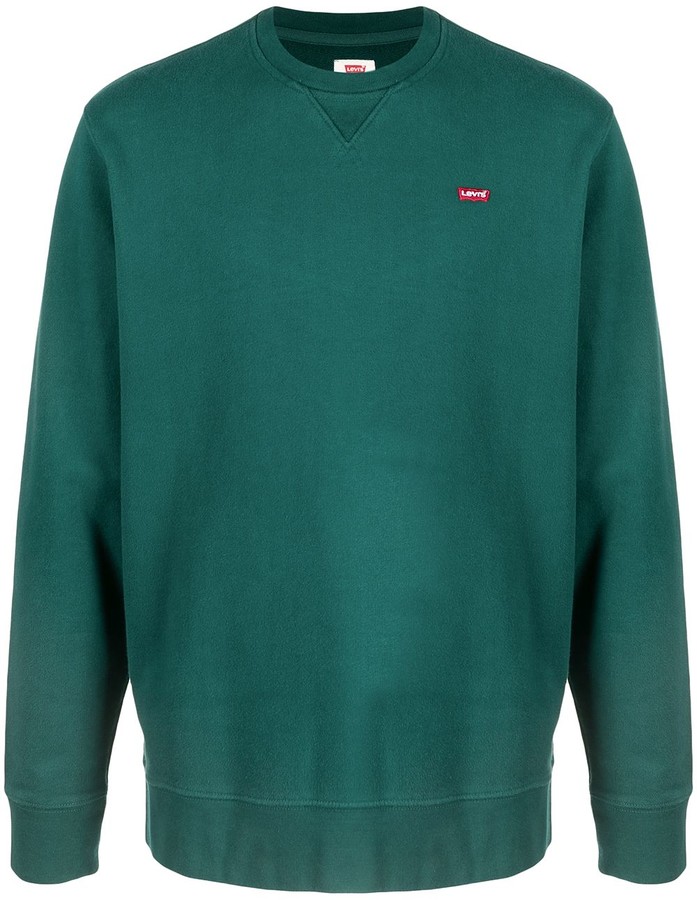 levi's green sweatshirt