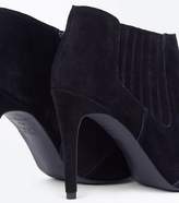 Thumbnail for your product : New Look Black Suede Pointed Western Shoe Boots