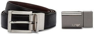 Armani Jeans two buckle belt gift box