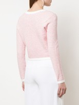 Thumbnail for your product : Milly Tweed Knit Cropped Jacket
